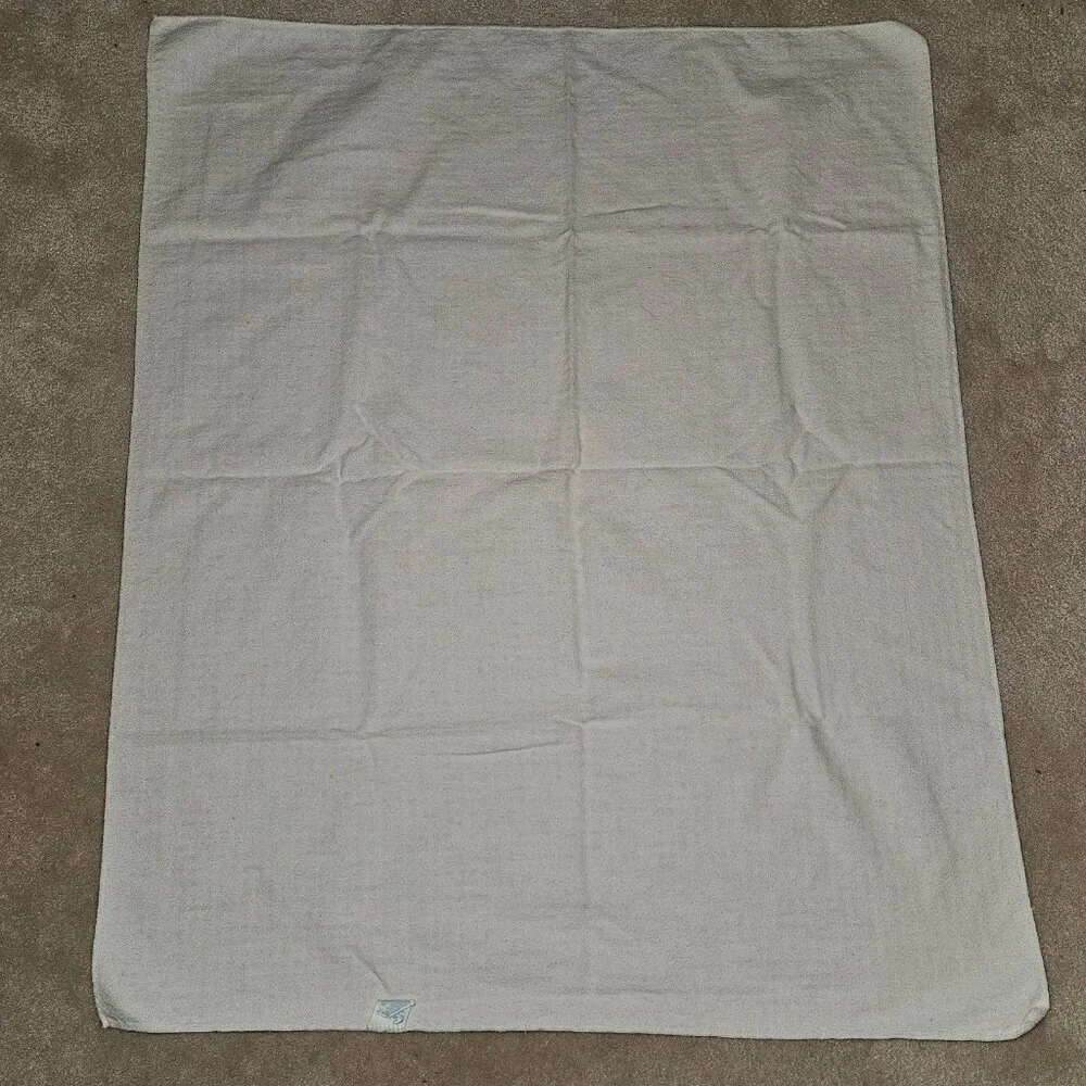 VTG Carter's Pink White Gingham Print Receiving Blanket 30x40 100% Cotton READ